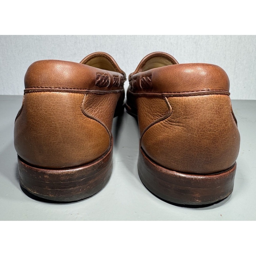 Allen Edmonds Tassel Loafers Carthage Size 11.5B Mens Brown Leather USA - Picture 7 of 11